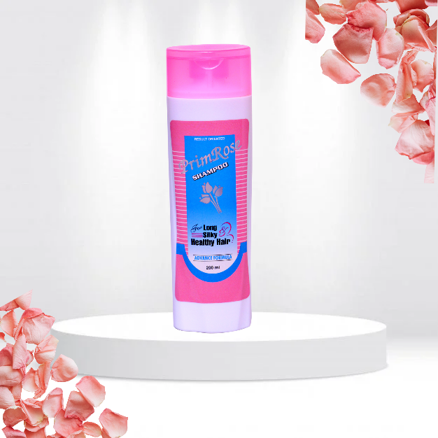 primrose herbal shampoo – enriched with yogurt protein for long, silky & healthy hair