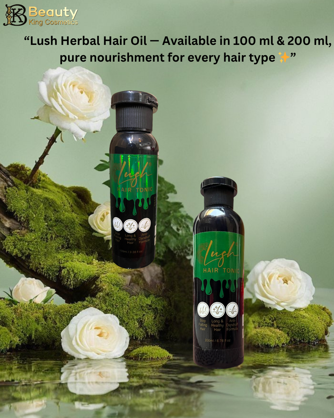 Lush Hair Tonic - 100% Herbal Formula for Healthy, Strong Hair 4 lush hair tonic 100% herbal formula for healthy, strong hair .