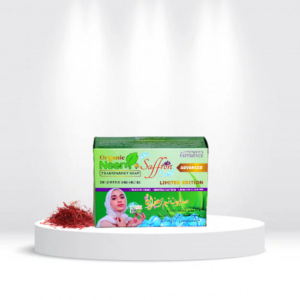 neem and saffron soap | organic brightening bar