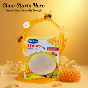 Organic Honey Soap for Brightening, Soft & Glowing Skin, Anti-Bacterial, Hydrating & Gentle Skincare


